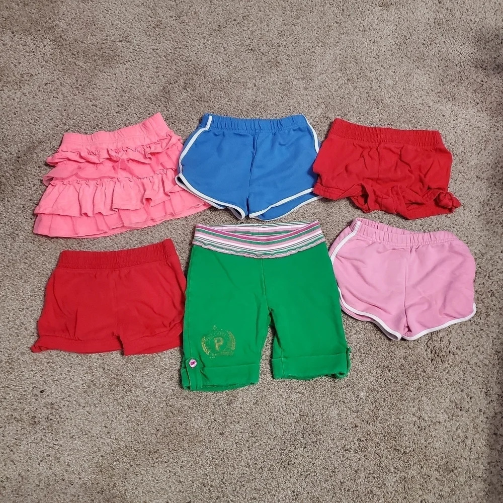 Toddler Girl 3T Summer Shorts Skirt Bundle 6